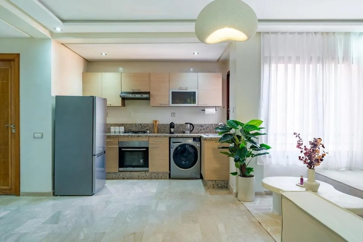 Downtown Gueliz Modern 1Br Ac, Fast Wifi , Parking Apartment Marrakesh