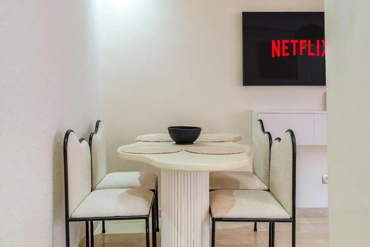 Downtown Gueliz Modern 1Br Ac, Fast Wifi , Parking Apartment Marrakesh 0*,