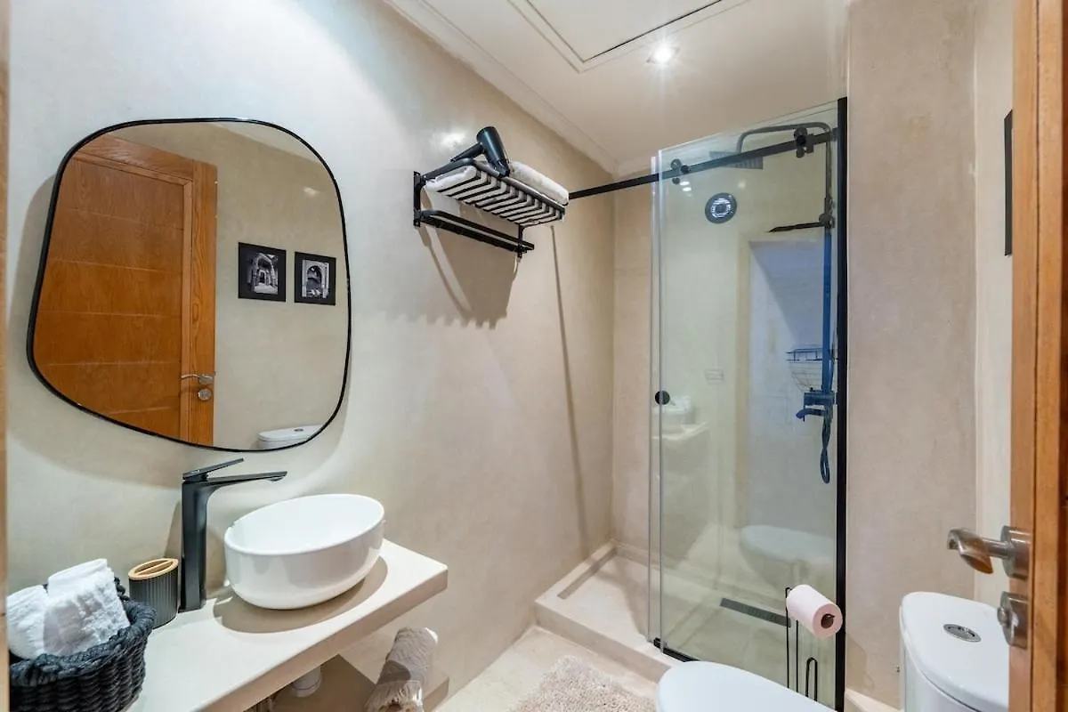 Downtown Gueliz Modern 1Br Ac, Fast Wifi , Parking Apartment Marrakesh