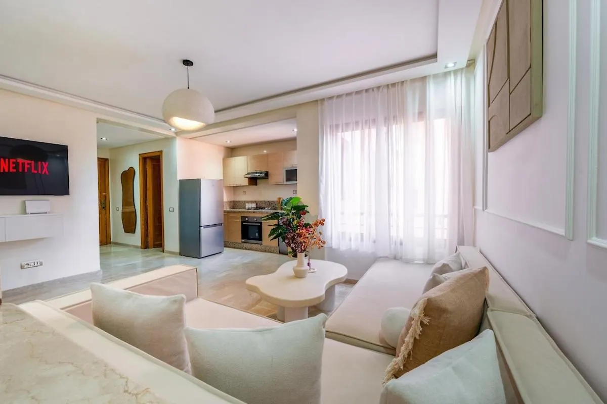 Downtown Gueliz Modern 1Br Ac, Fast Wifi , Parking Apartment Marrakesh